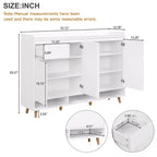 Scarpiera moderna con ripiani regolabili, organizer minimalista per la casa, credenza contenitore