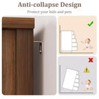 Cassettiera a 5 cassetti in stile rustico per camera da letto, cassettiera alta in legno da 48 pollici con anta scorrevole a fienile, ripiano regolabile, organizer per contenitori