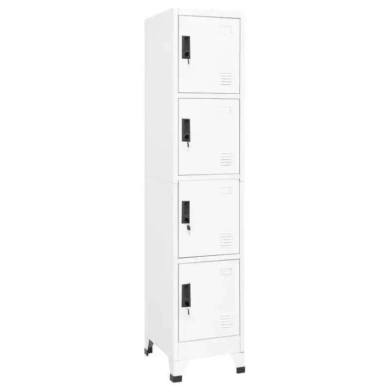 Armadietto Spogliatoio in Acciaio Bianco Armadietto Spogliatoio Standard Rettangolare