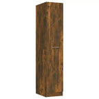 Mobiletto Farmacia in Rovere Affumicato - Ampio Contenitore, Legno Composito, Design Estraibile Ideale per Ufficio, Soggiorno, Camera da Letto o Cucina
