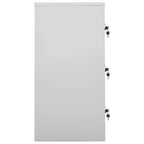 Armadietti metallici, set da 2 - Armadietti dal design moderno con 9 scomparti, ideali per scuola o ufficio - Grigio e rosso