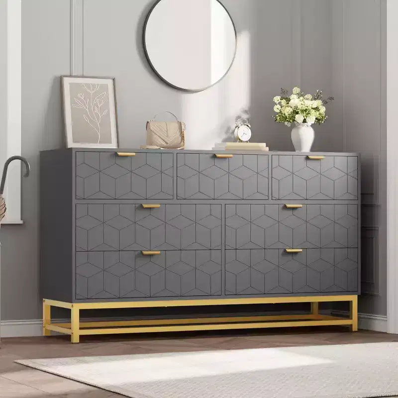 Credenza, mobile da bar con ripiano regolabile da 32 pollici - Mobile contenitore per soggiorno, ingresso