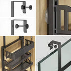 Scaffalatura per porta in metallo a 10 ripiani, da appendere, con cestello regolabile, organizer da porta, organizer da appendere per bagno, cucina